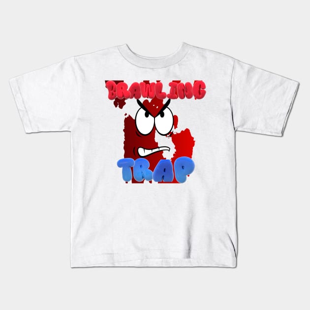 Brawlin T Shirts Bloody Drip Kids T-Shirt by Nolimbs Photoshop